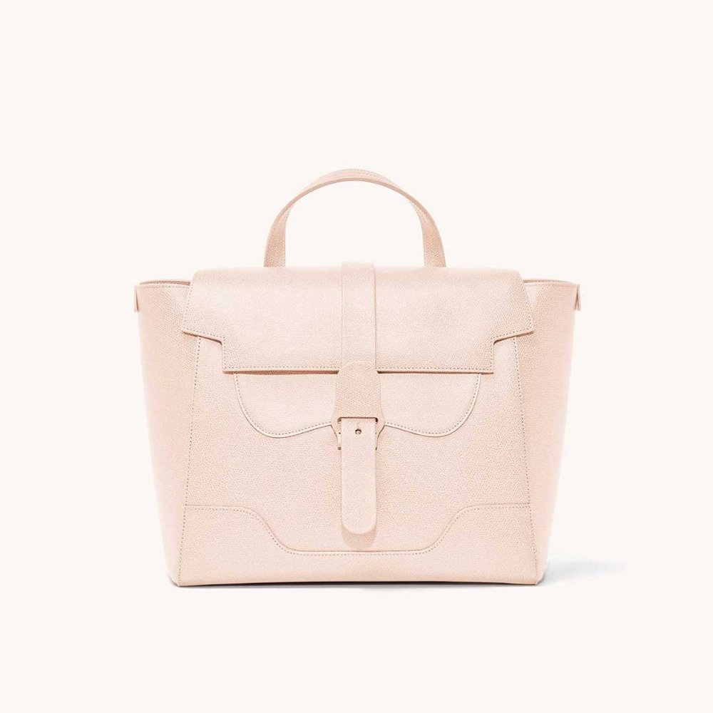 Senreve Maestra Bag Pebbled / Blush / Silver